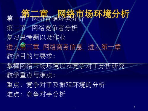 网络市场环境分析ppt课件