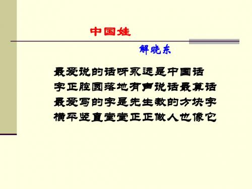 《优美的汉字》人教版   必修1 精品课件