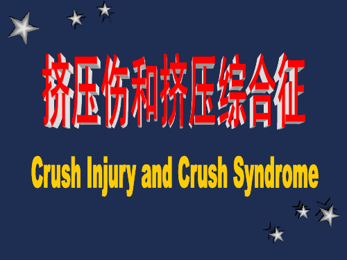 挤压伤与挤压综合征ppt课件