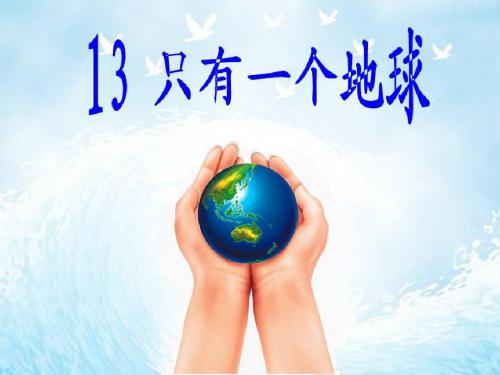 《只有一个地球》课件.ppt1