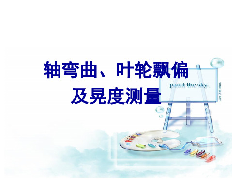 轴弯曲测量