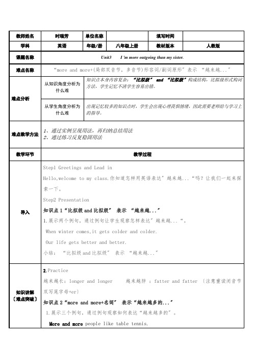 英语“越来越……”的表达(1)