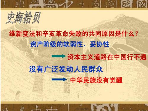 八年级 下中华民族的觉醒
