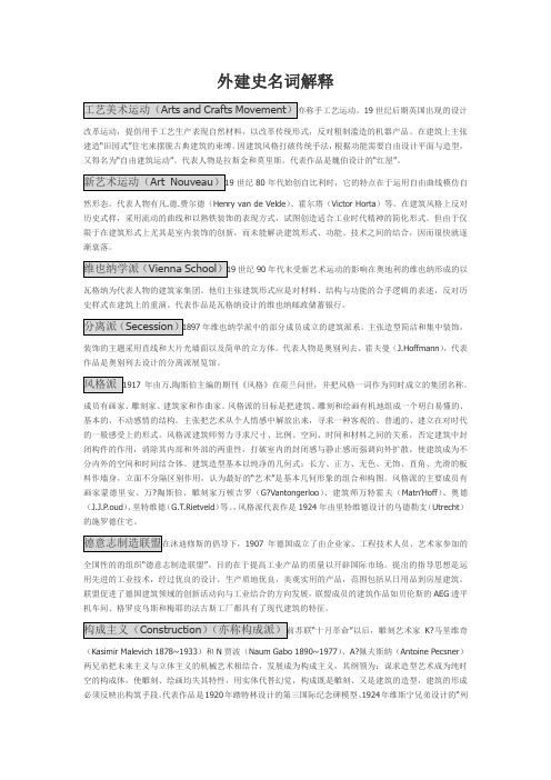 外建史名词