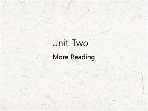 牛津上海版高中一年级第二学期Unit 2 Great minds  More Reading