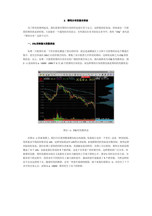 2.筹码分布的基本形态
