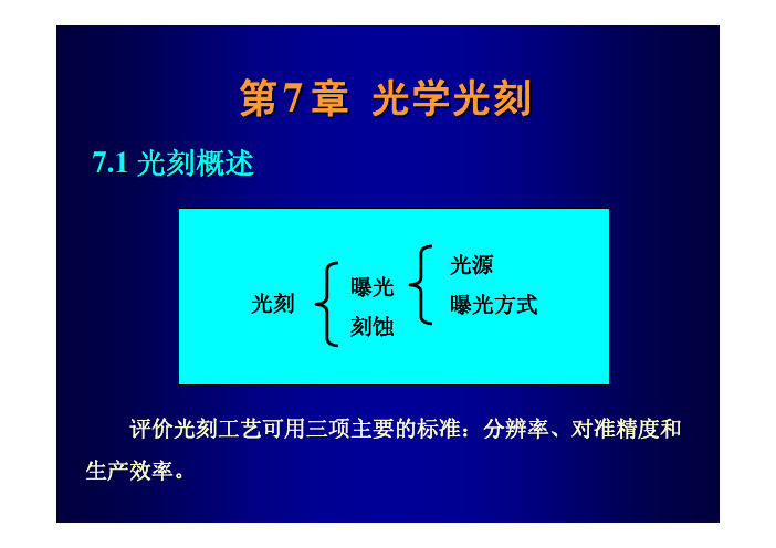 光学光刻