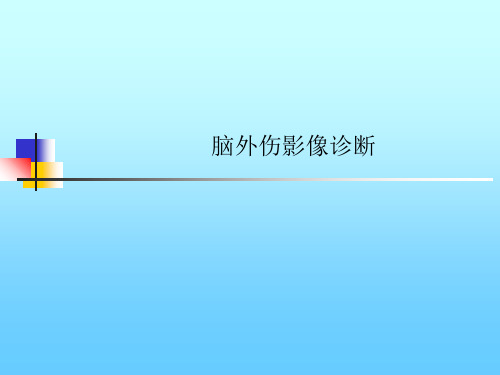脑外伤影像诊断