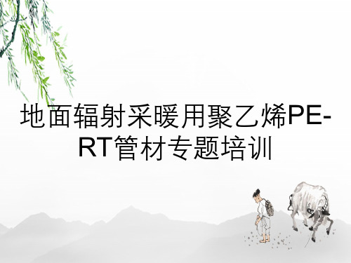 地面辐射采暖用聚乙烯PE-RT管材专题培训