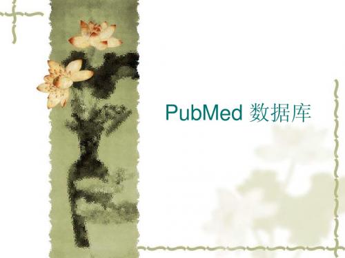 PubMed 数据库