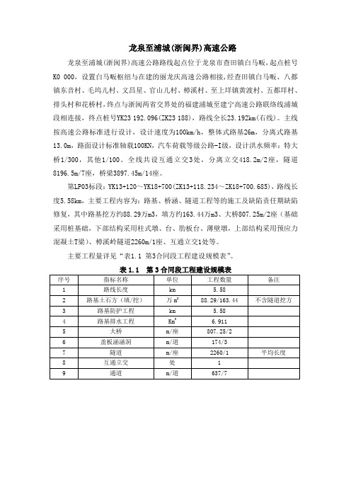 龙泉至浦城
