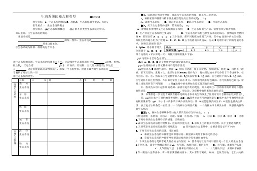 生态系统的概念和类型