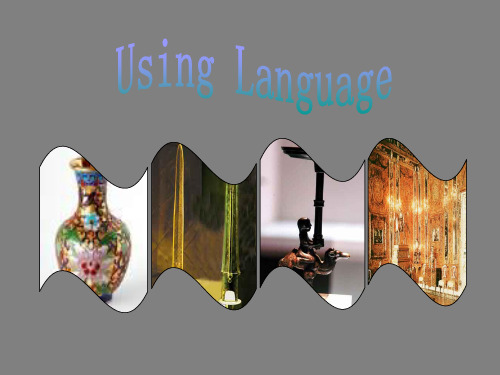 英语必修二unit1Usinglanguage课件 共35页