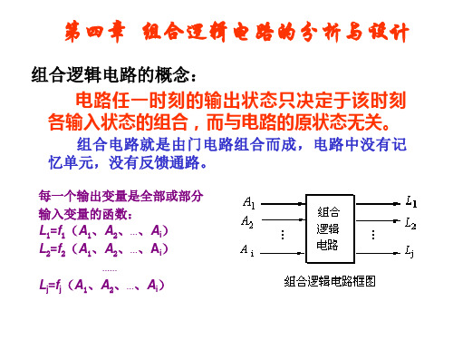 第四章组合逻辑电路的分析与设计