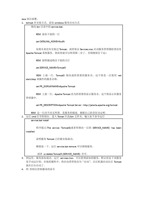 Java项目部署