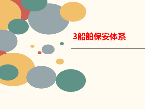 3船舶保安体系-讲义-文档资料