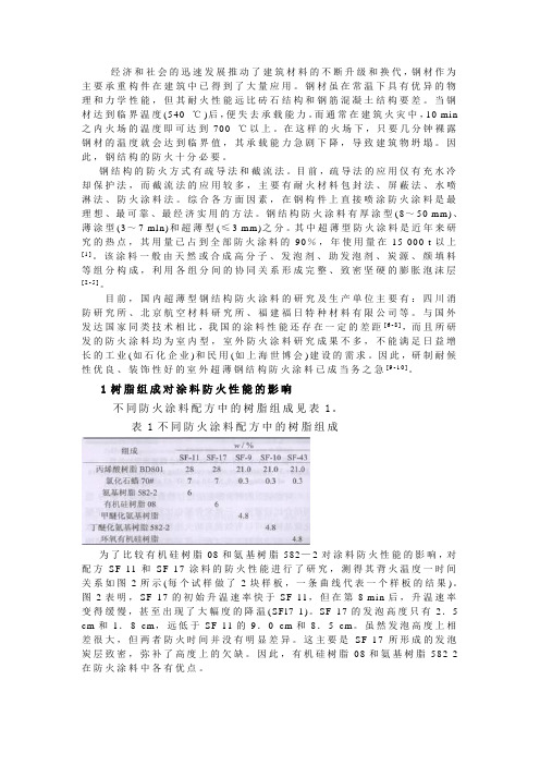 室外钢结构防火涂料