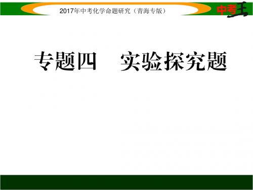 【化学课件】2017届中考化学专题：实验探究题(课件和练习)