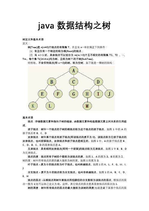 java数据结构之树