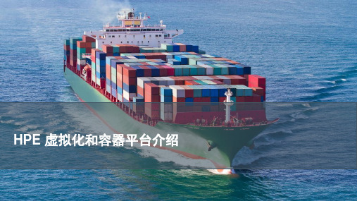 HPE 虚拟化和容器平台介绍