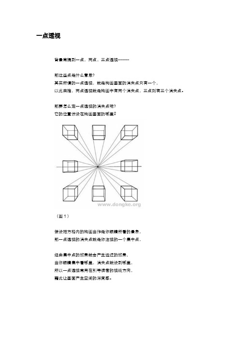 一二三点透视