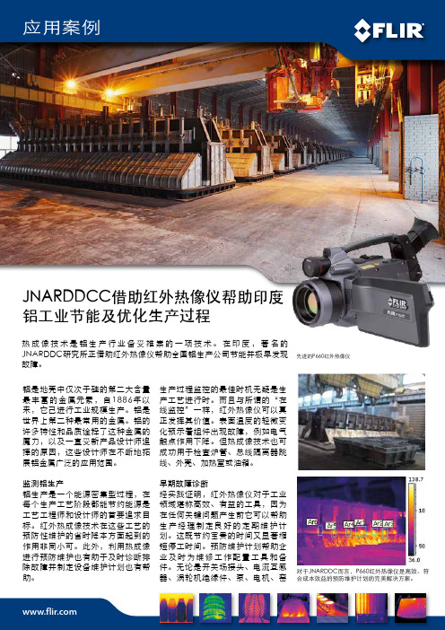 JNARDDCC借助红外热像仪帮助印度铝工业节能及优化生产过程 - 美国菲力尔FLIR红外热像仪