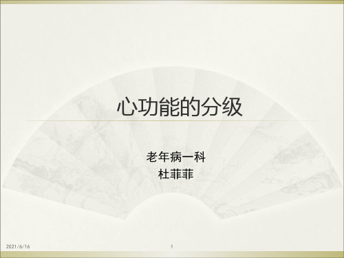 心功能的分级.ppt