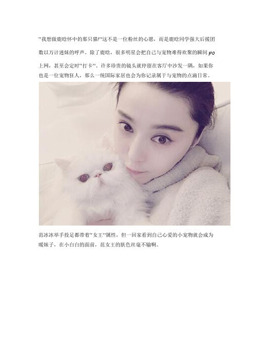 一统国际家居日记簿：与宠物的有爱瞬间