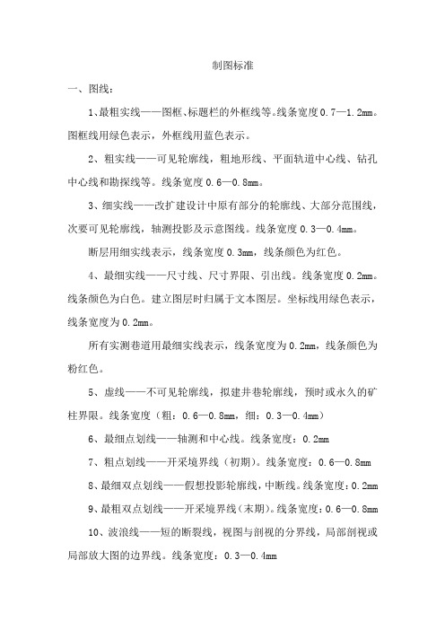 制图标准