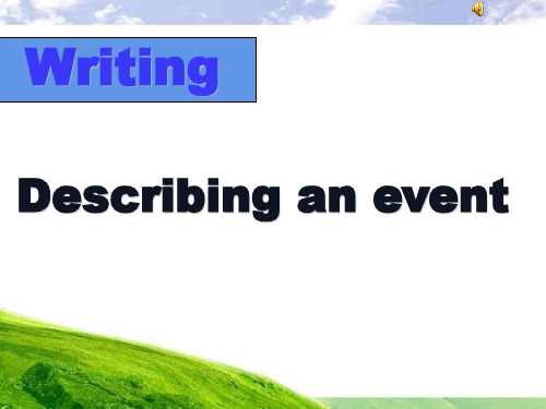 高三英语 上学期writingmethods