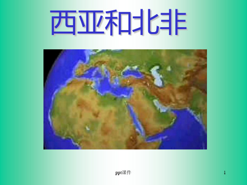 高中地理西亚  ppt课件