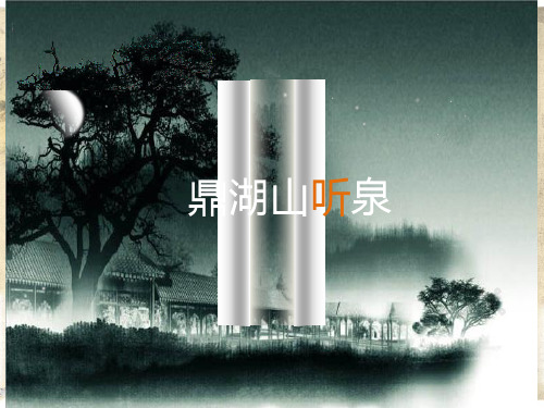 鼎湖山听泉2