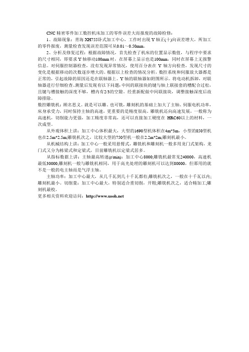 CNC精密零件数控机床加工的零件报废的故障处理