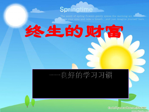 习惯的力量——细节决定成败PPT(共30页)