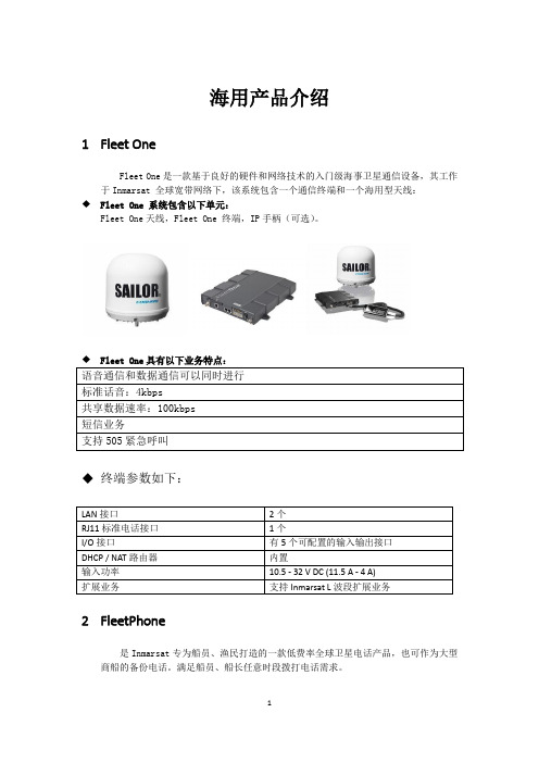 海用产品介绍