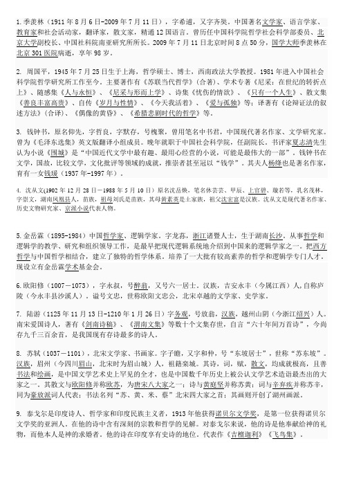 百位名人