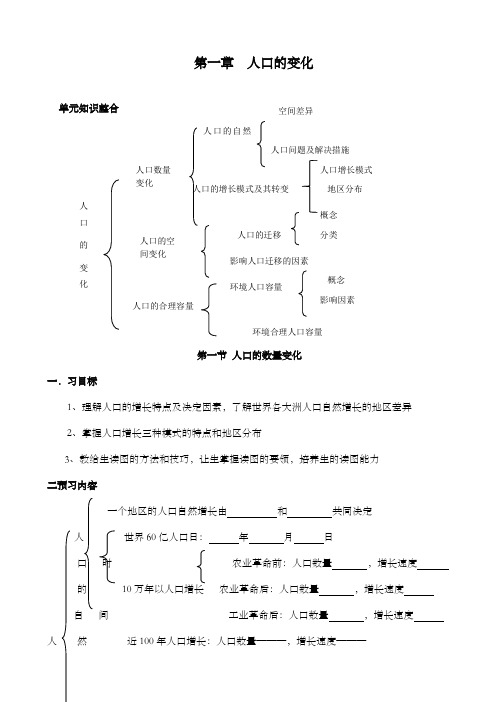 最新高中必修2地理导学案新人教版