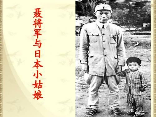 聂将军与日本小姑娘