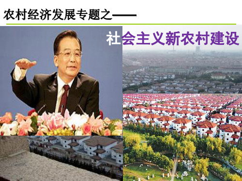 农村经济发展专题之社会主义新农村建设(PPT 226页)