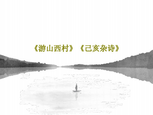 《游山西村》《己亥杂诗》共29页