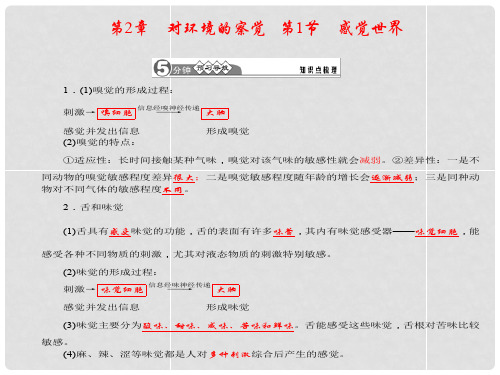 七年级科学下册 第2章 对环境的察觉同步习题精讲课件(A)(新版)浙教版