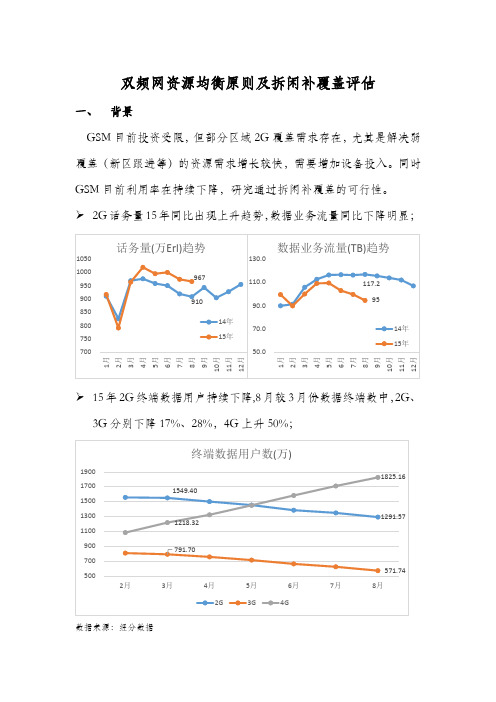 GSM双频网共覆盖小区1800拆除原则及现网评估-下发版