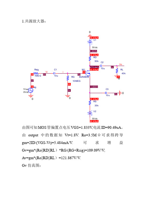 mos管设计