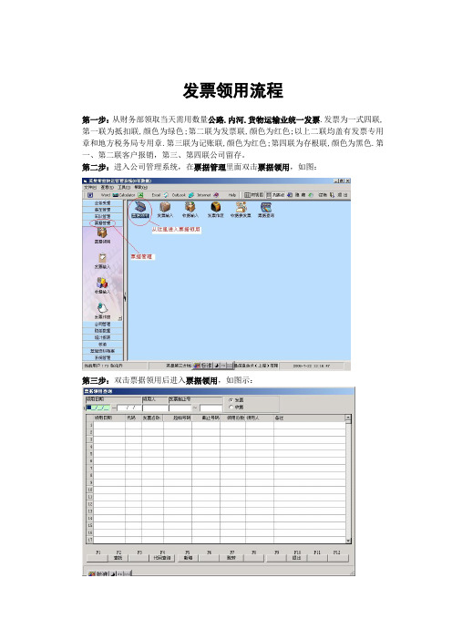 发票领用流程