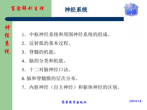 畜禽解剖生理11