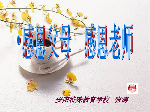 “感恩父母-感恩老师”主题班会 PPT课件
