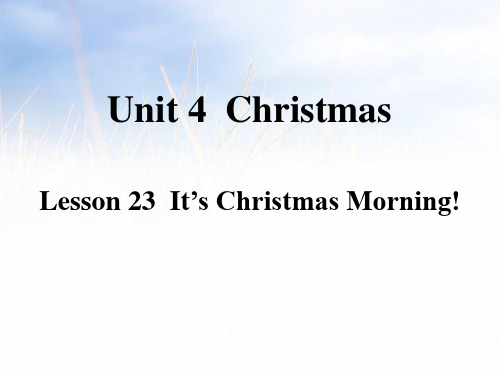 《It's christmas Morning!》Christmas PPT课件