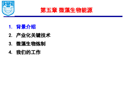 第五章 微藻生物能源