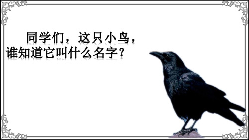 统编版语文一年级上册13 乌鸦喝水(名师PPT课件)精品
