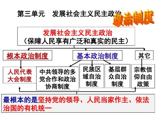 2017届高三一轮复习我国的人民代表大会制度